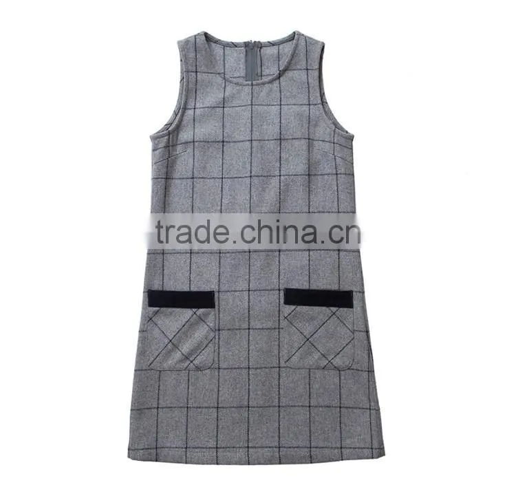 Designer School One Piece Sleeveless Dress With Shirt