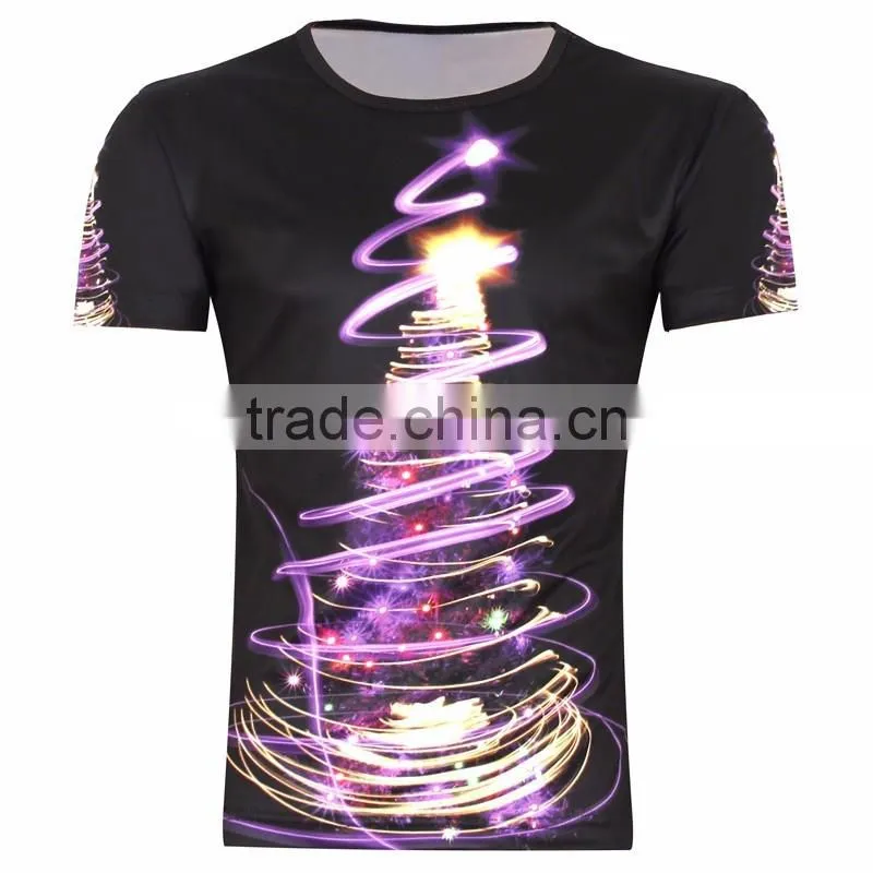 Hot Sale New Model O-Neck Collar Plus Size Printed 3D T - Shirt