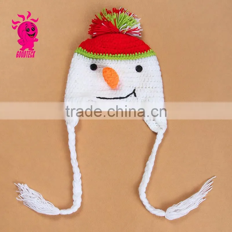 Hot sale christmas baby wool hats, Color matching hats