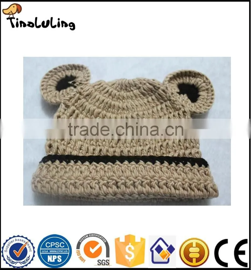 NPT37 Tinaluling Baby Costume Photo Photography Prop Knit Crochet Beanie Bear Hat Cap