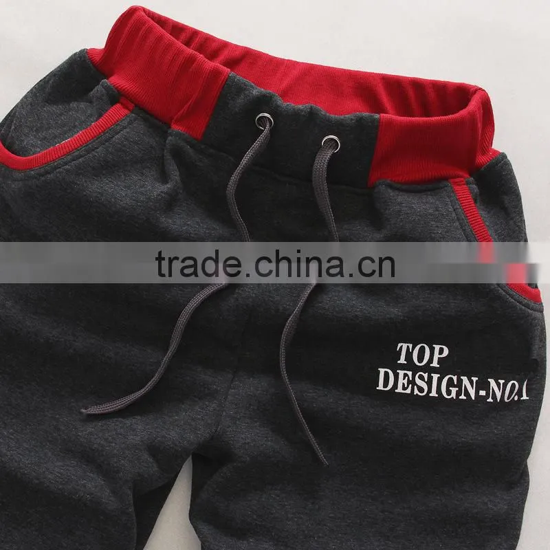 Wholsale Mens 95%Cotton 5%Spandex Custom Skinny Fitted Fleece Jogger Pants