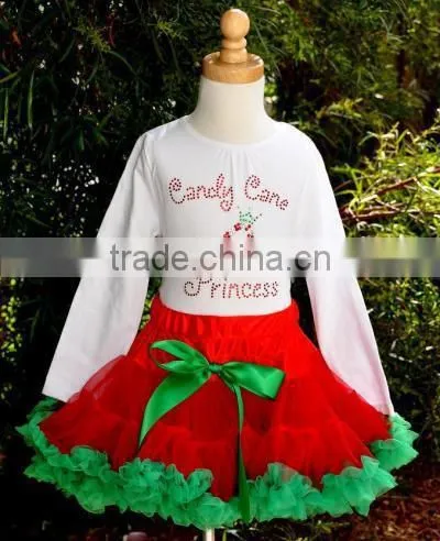 Wholesale girls PettiSkirts elastic waistband skirts Girls chiffon skirts Red polka dot skirt Boutique Fluffy Pettiskirt