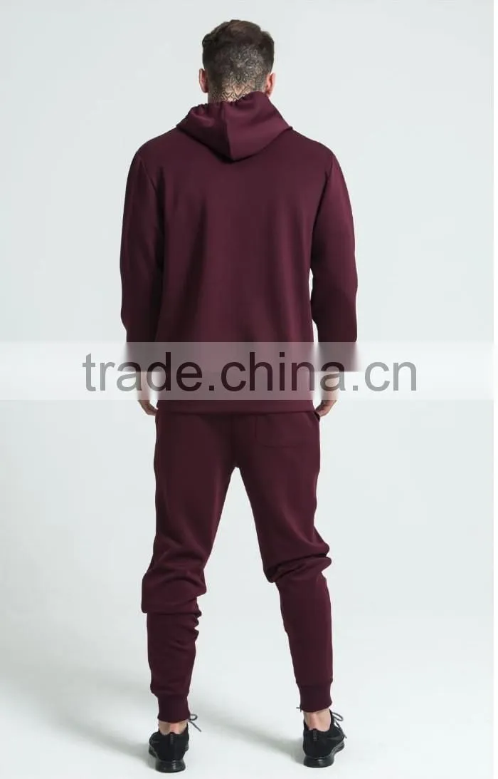 Mens pullover tracksuit poly tricot tracksuit gym tracksuit custom