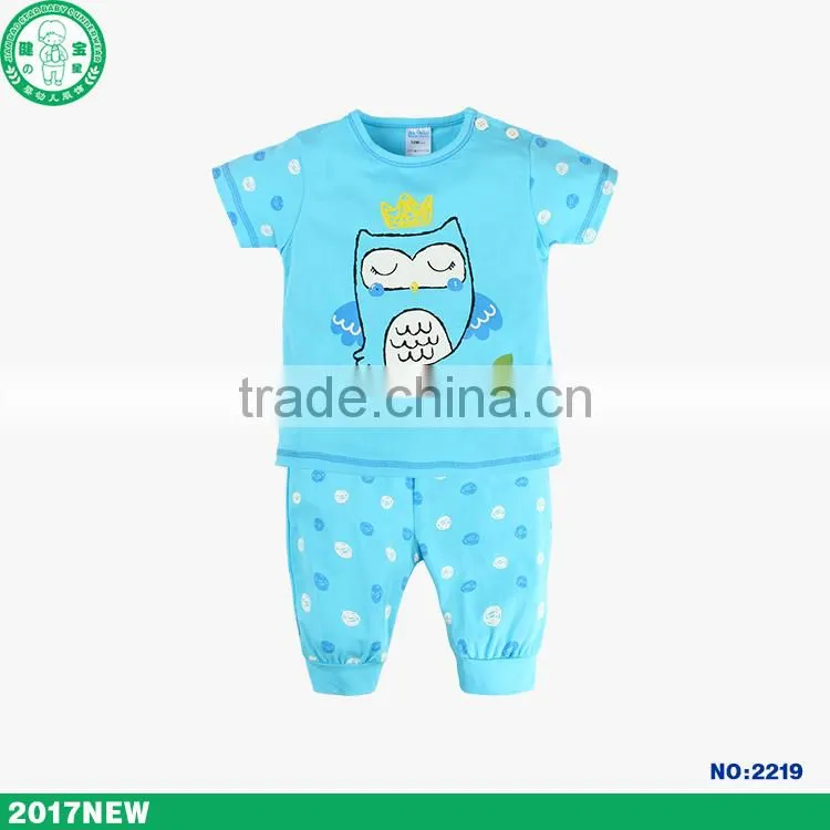 Wholesale high quality OEM Branded children clothes set baby wear