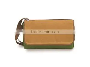 2014Xinbo Pine Green Camel Brown Picnic Blanket