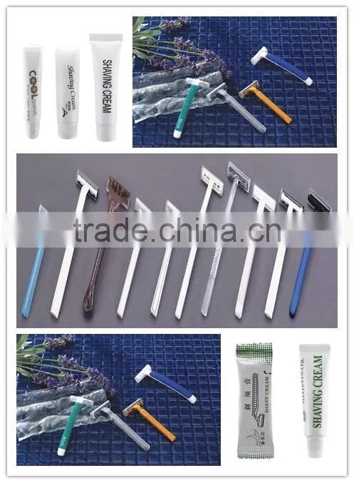 Cheap dental kit, shaving kit, soap hotel amenities set
