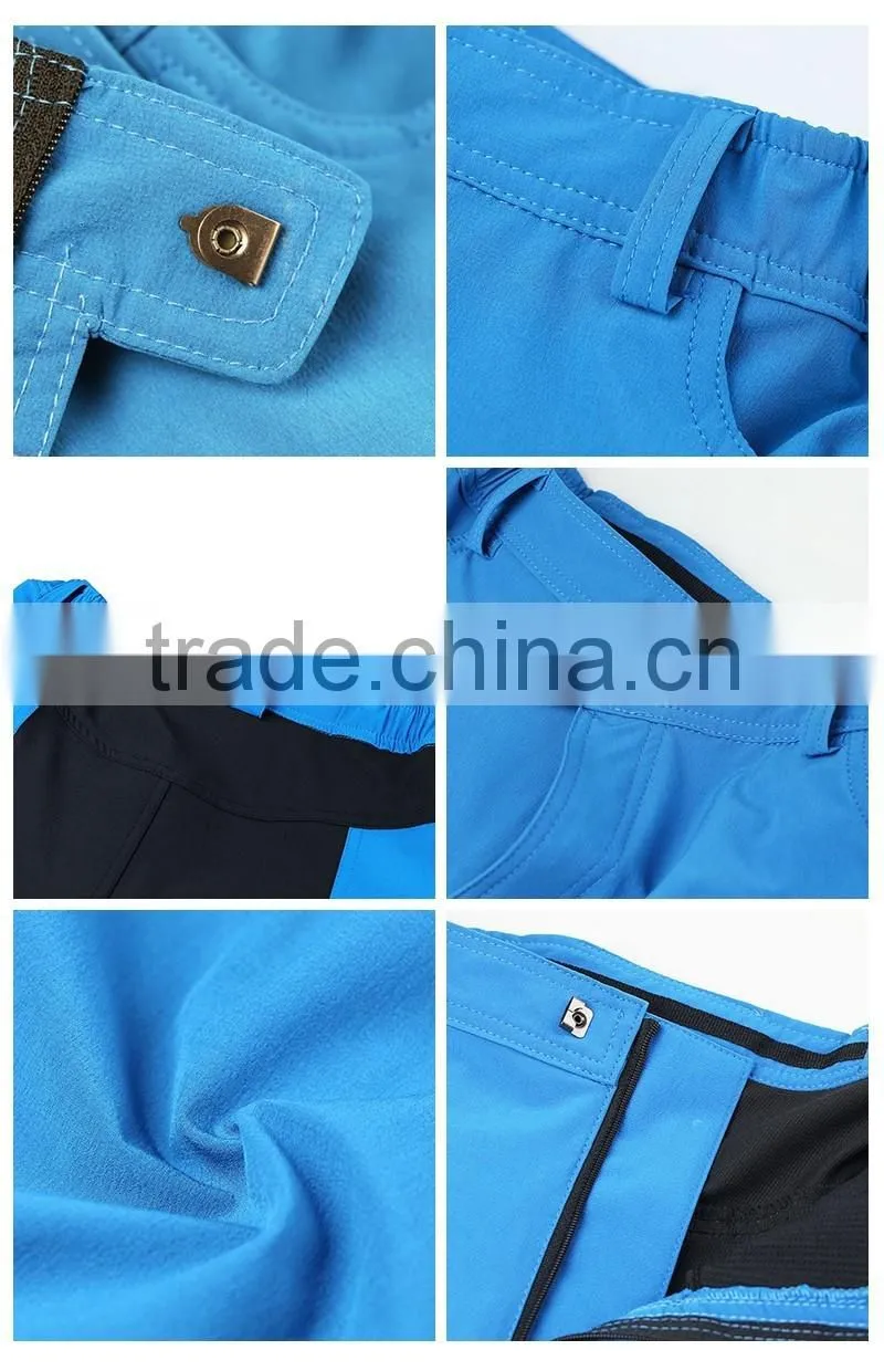 Men summer Cycling Shorts Downhill MTB Shorts Quick Dry Outdoor Bicycle with Belt Patchwork Breathable ridding Shorts