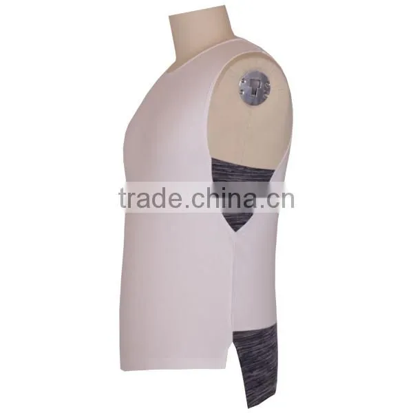 2017 New product custom logo sleeveless mens Gym yoga tank top