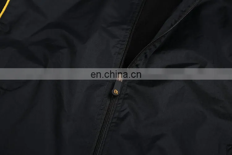 Mens team branded velvet nylon track suit