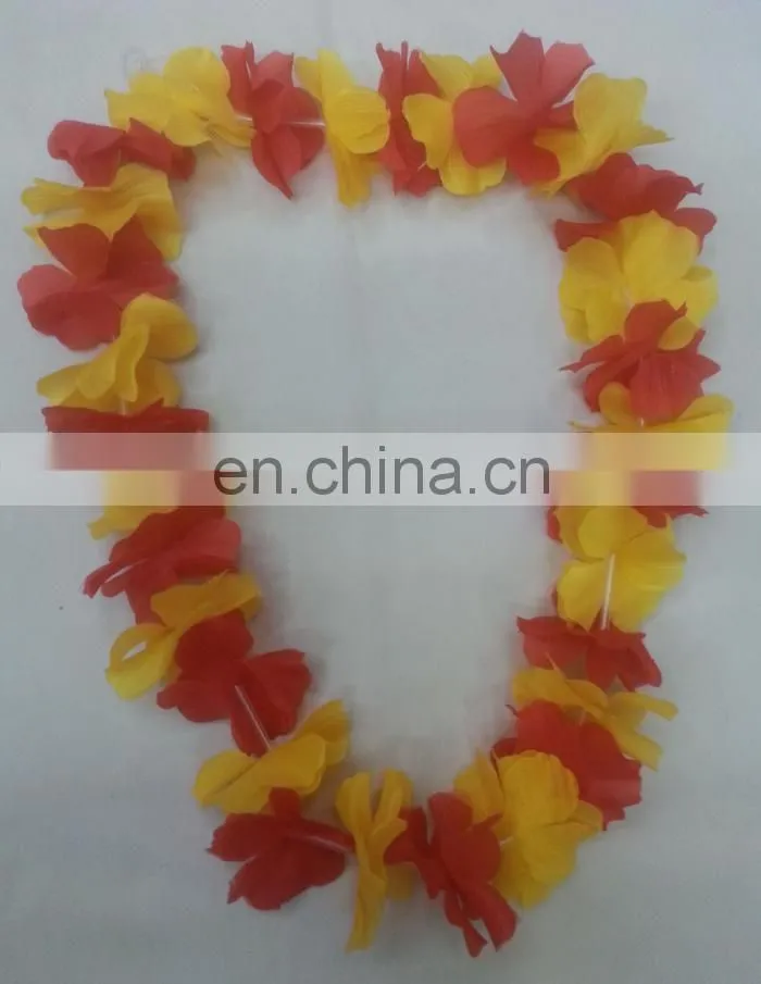 Hawaiian Luau Jumbo Silk Flower Leis Tropical Party