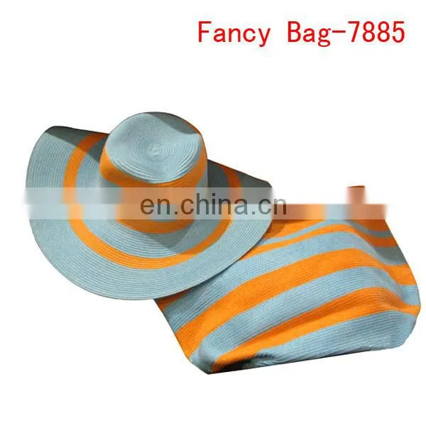 Cheap Wholesale Fashion Little girls Recycled paper hat and bag
