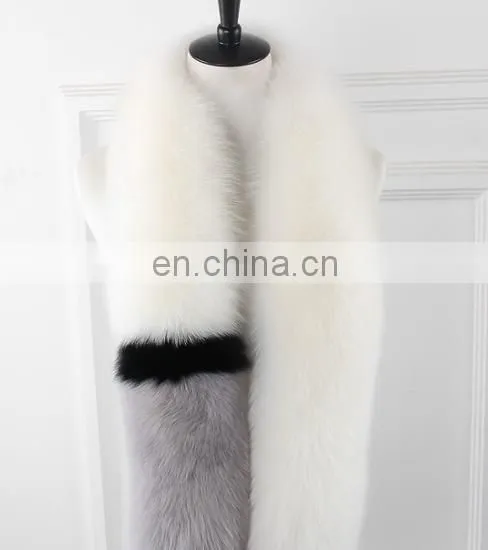 New Fashion Fox Fur Stole Genuine Fox Fur Shawl Fur Cape For Girl