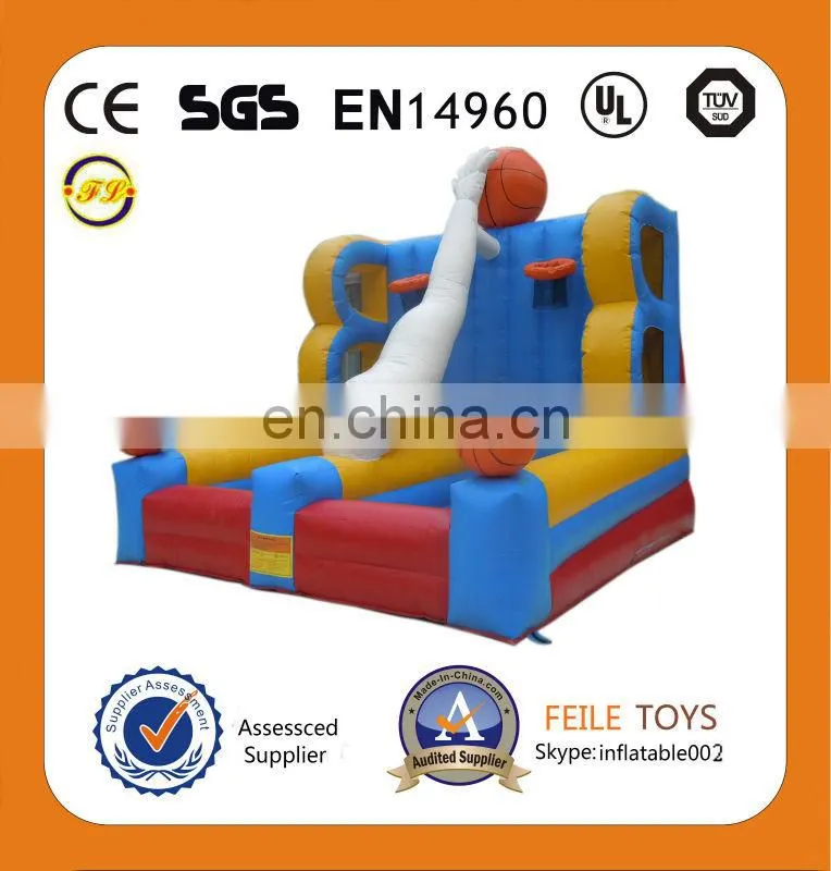 inflatable basketball game