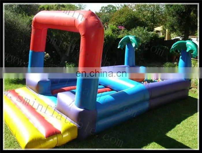 2016manufacturer professional production PVC inflatable enterrtainment castle inflatable plastic slide inflatable bluncer