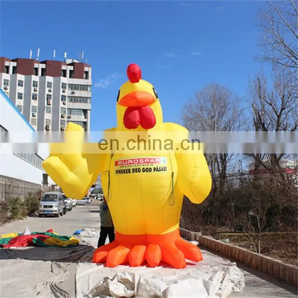 Giant inflatable chicken for Park Decoration