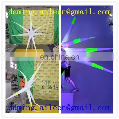 led halloween carnival inflatable stage show costume