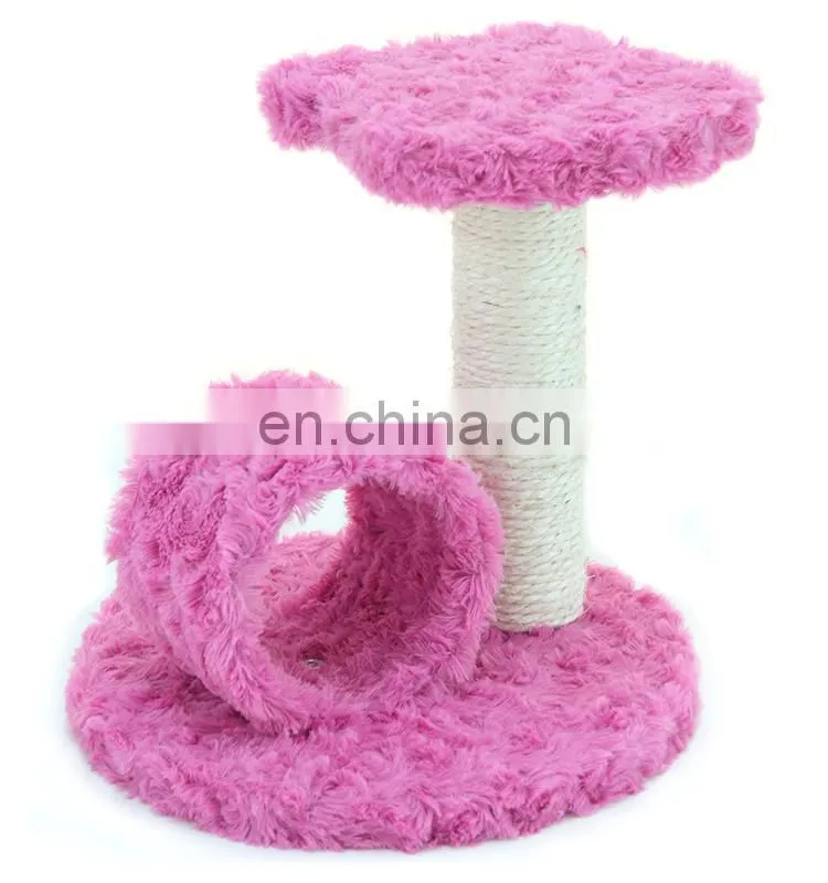 Lovable Bear double Climb Frame, A Good Place for Cats Kitty to Hide and Play