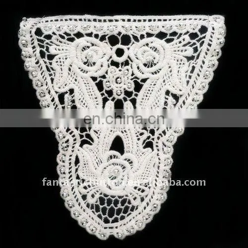 sequins crochet cpttpm collar for garment
