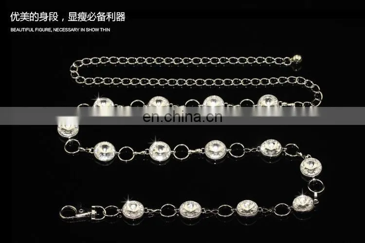 P-9069 Indonesia rhinestone belly dance waist chain jewelry