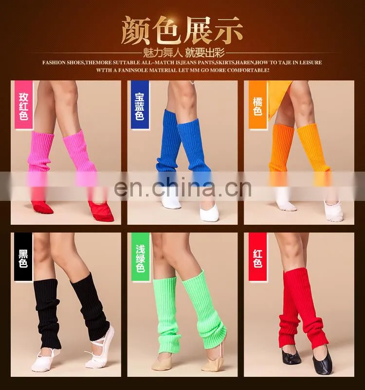 P-9052 High quality cheap wool knit belly dance socks accessory