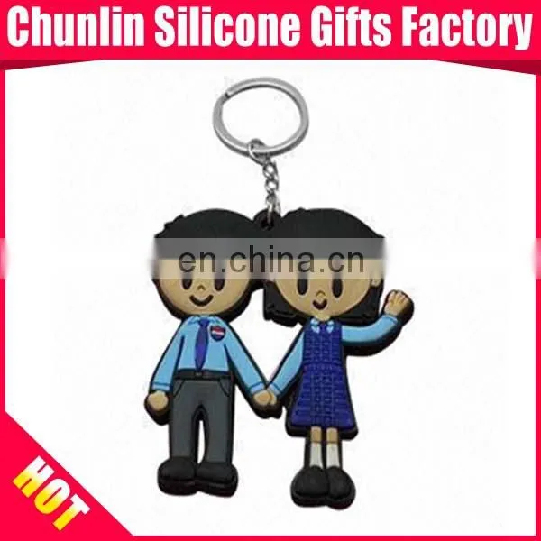 Soft Pvc Rubber Custom Keychain for Promotional Gifts