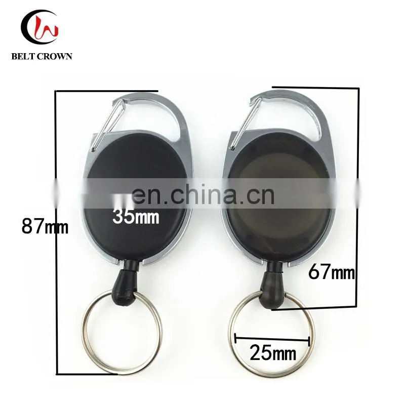 ABS plastic yoyo pull reel school office id badge reel