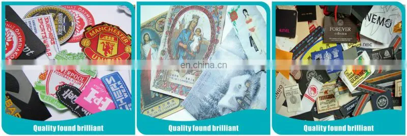 colorful customized cheap damask label