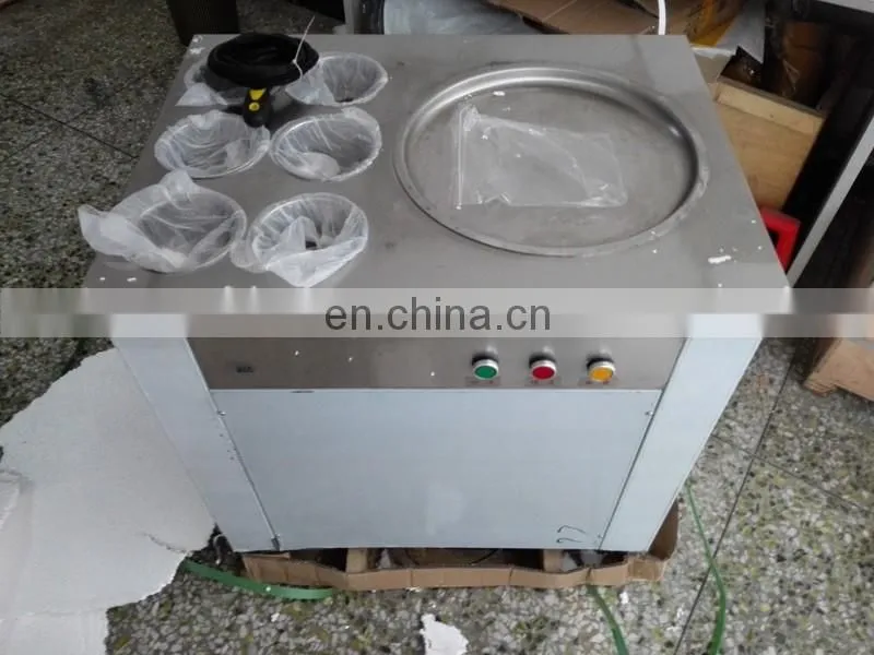 Hot sale cold stone table fry ice cream machine with best price and long service life