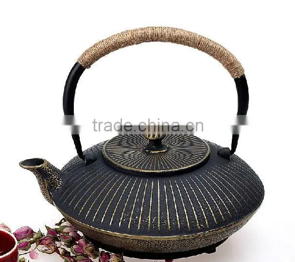Golden Cast Iron Teapot 750ml