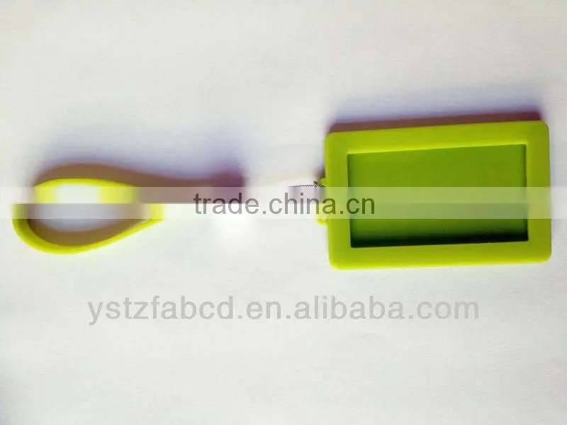 Silicone Luggage Tag with heart shape design