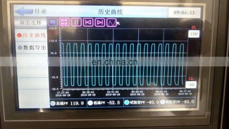 -60C~150C Thermal Shock test chamber two zone under alternating high-low temp testing environment hot cold thermal shock tester