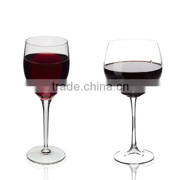 Handmade high quality transparent 750ml glass wine bottles wholesale