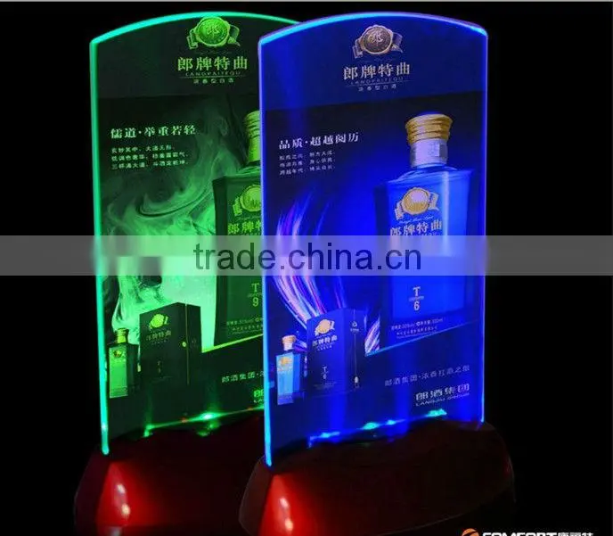 Beautiful design drink display for bar