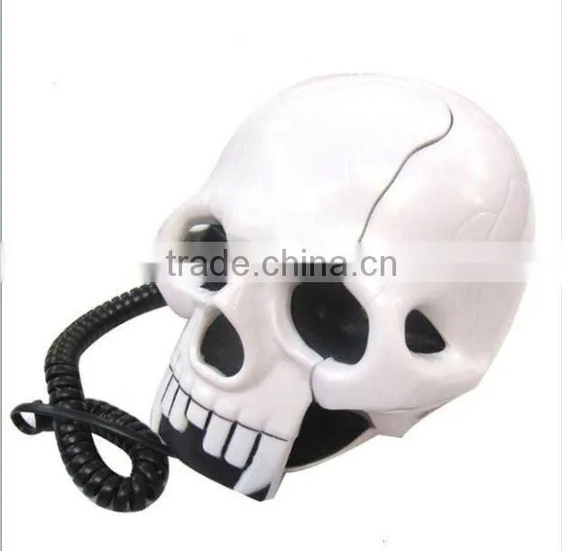 Electronivplating Skull Telephone ,Popular Halloween Telephone