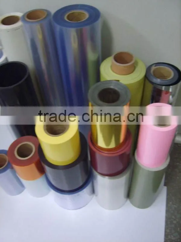various colourful plastic pvc sheet