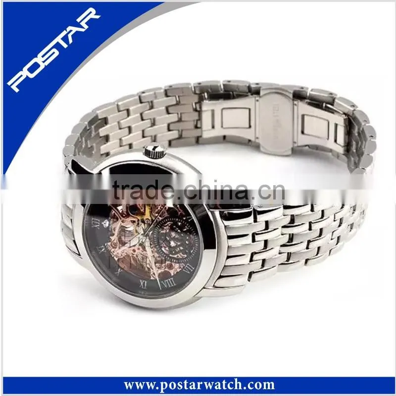 Good Stainless Steel Belt Fashion Watches with Complex Dial