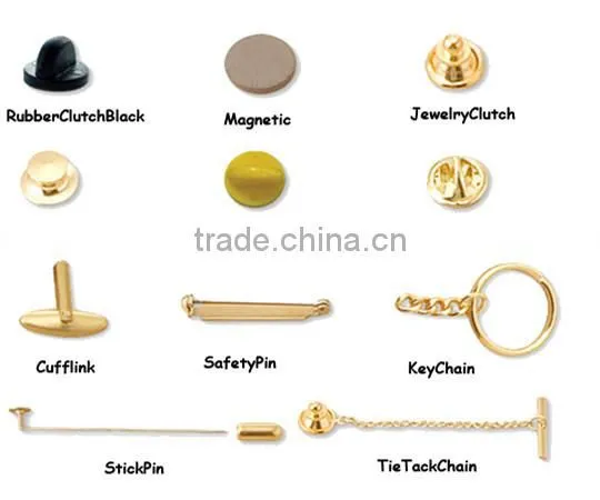 Custom gold cufflink