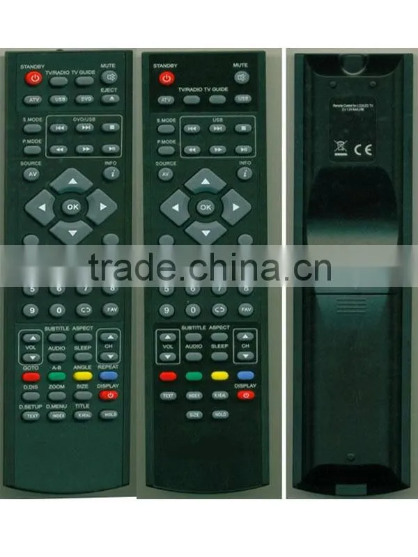 Special model with maximum 57 buttons IR TV remote control for Middle-East, EU, Africa, South America market