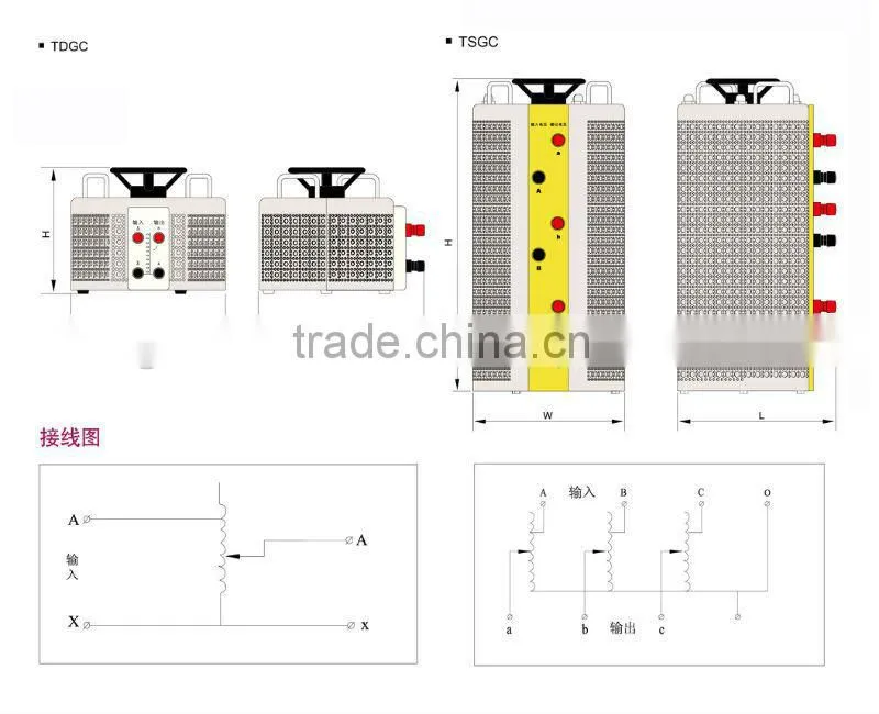TDGC2J,TSGC2J,&TDGC2,TSGC2 contact voltage regulator, variable transformer (Variac)