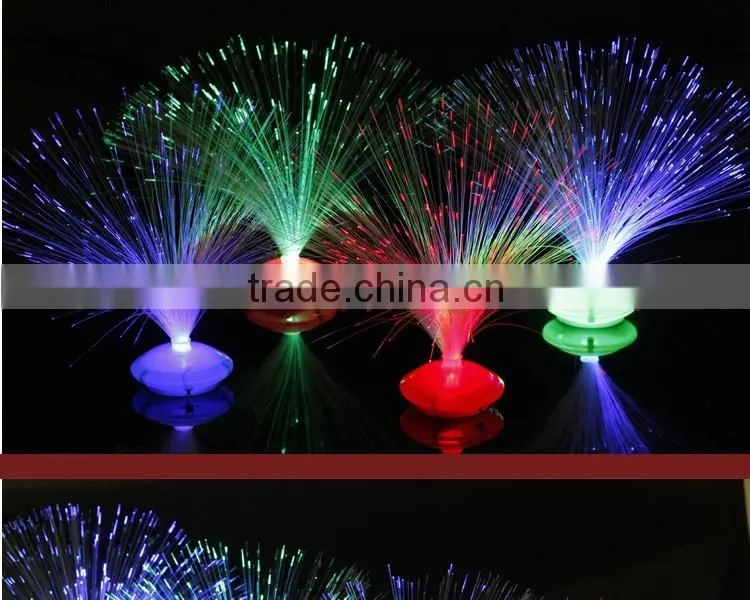 LED Flower Fibre Optic Light Lamp Optical Fiber Colorful Night Light Indoor Home Decoration
