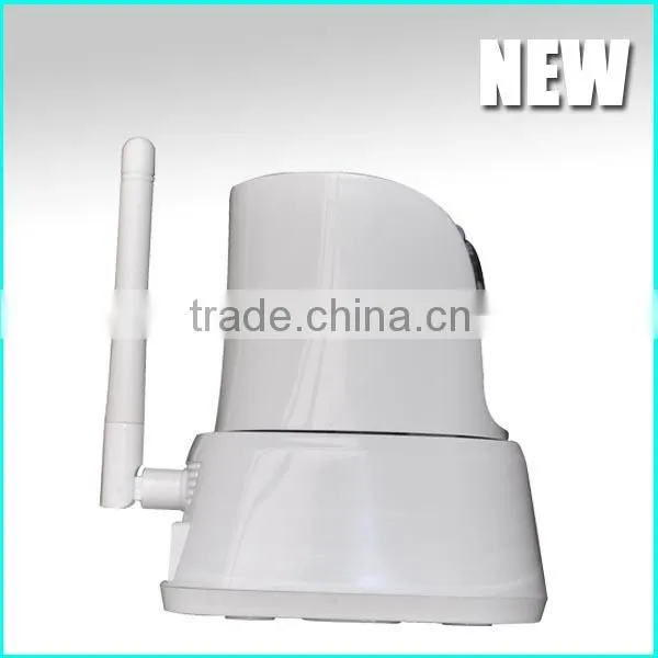 Protable Pan Tilt Wireless Wifi IP Camera with Alarm action from shenzhen