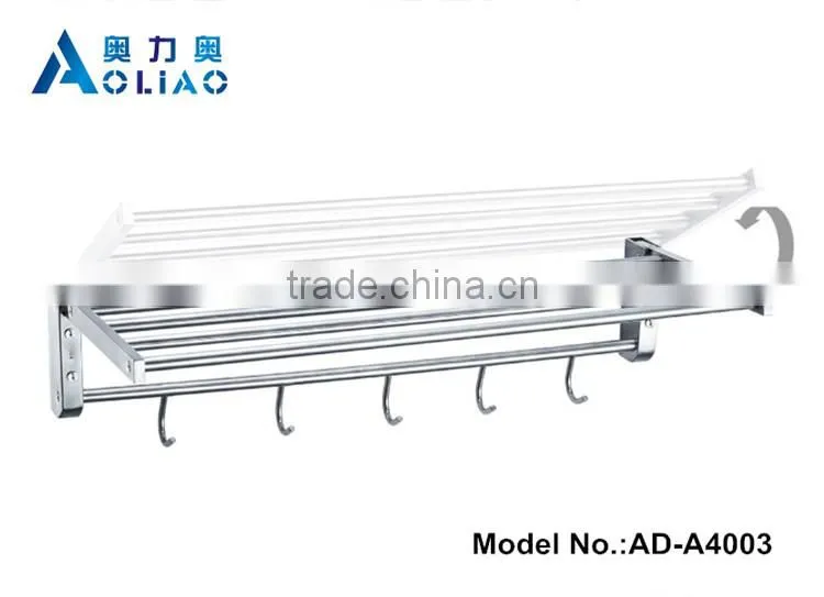 High quality Bathroom hardware accessory stainless steel swing bathroom standing towel racks