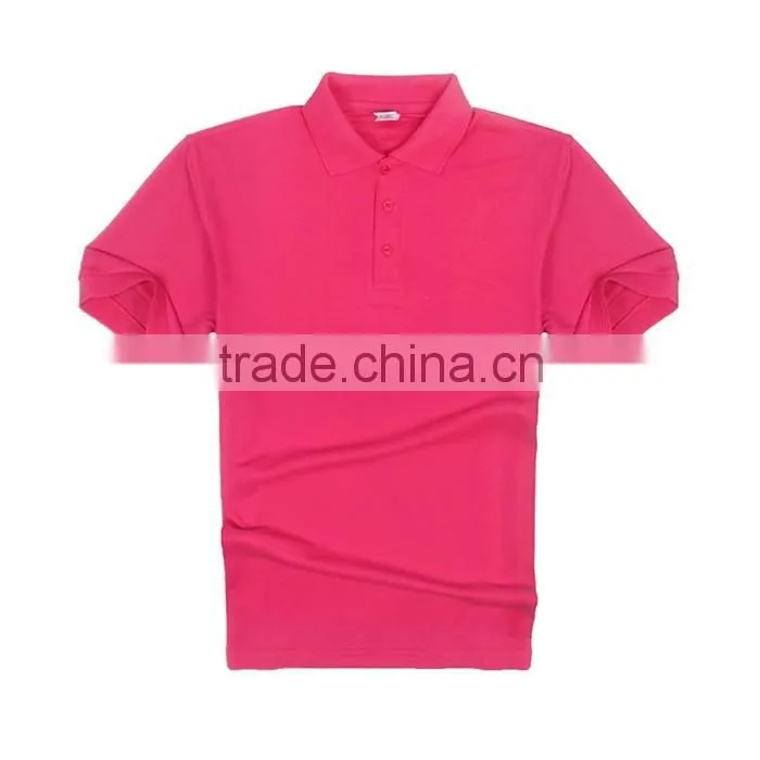 Short Sleeve lapel man t shirt polo, cheapest price t shirt printing in china