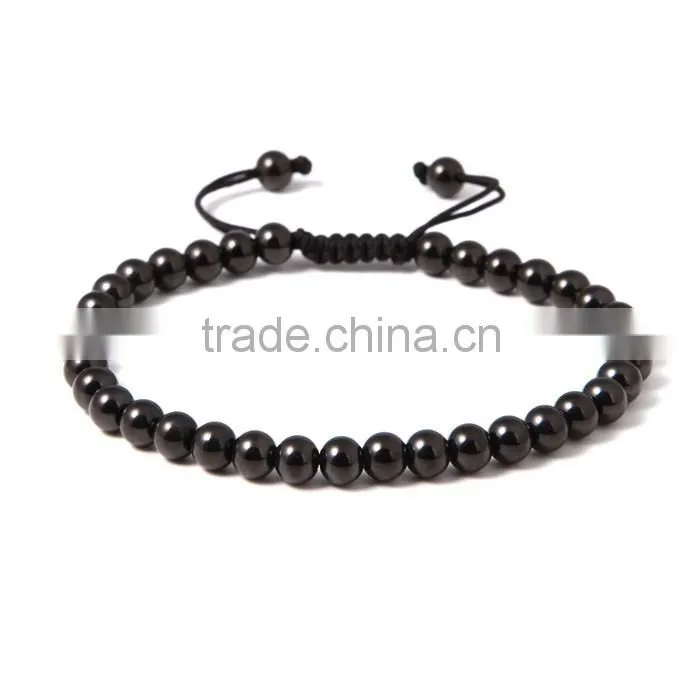 2016 Handmade Newest Designs Rose Gold Beads Bracelets With Buddha Head Beads For Men