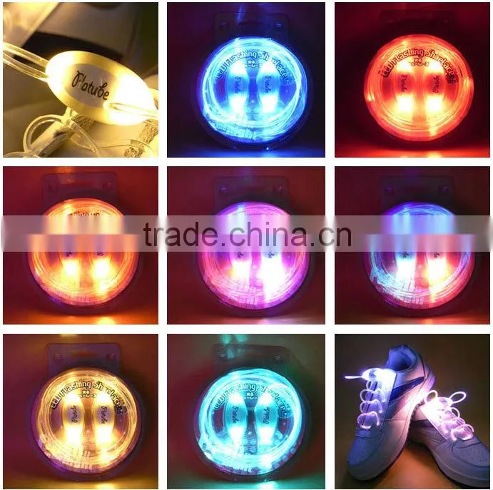 Fourth-generation LED shine shoelaces glow laces gifts outdoor sports party supplies promotional flashing shoelace