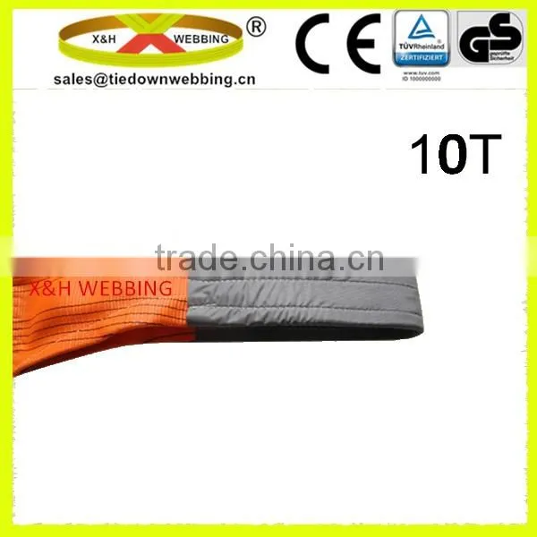 10T double flat polyester web sling