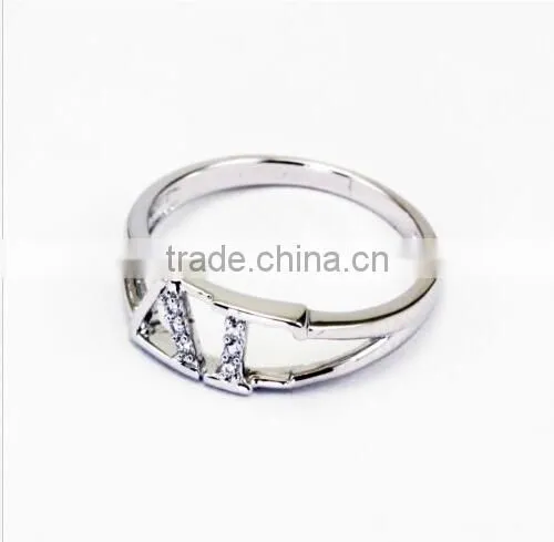 Greek Sorority finger ring Delta Gamma ring