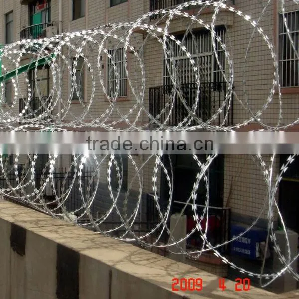 Sharp Galvanized Razor Barbed Wire