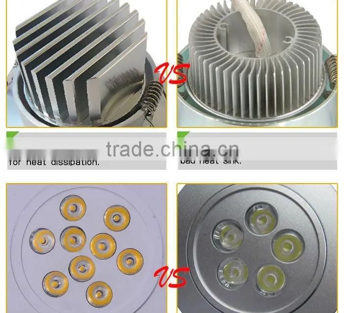 9W 700lm surface mounted led false ceiling lights