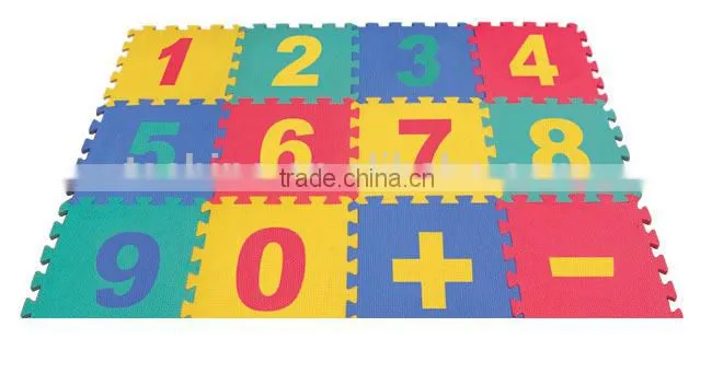 EVA puzzle mat of toys